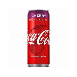 COCA COLA CHERRY BOITE 33CL * 24