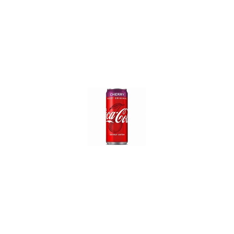 COCA COLA CHERRY BOITE 33CL * 24