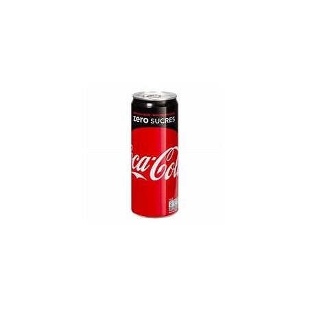 COCA COLA ZERO BOITE 33CL *24