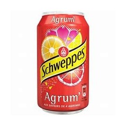 SCHWEPPES AGRUM CANETTE 33CL * 24