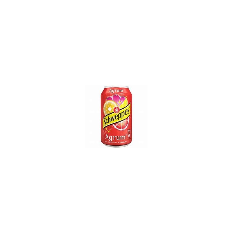 SCHWEPPES AGRUM CANETTE 33CL * 24