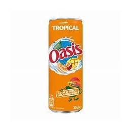 OASIS TROPICAL CANETTE 33CL * 24