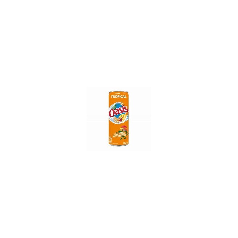 OASIS TROPICAL CANETTE 33CL * 24