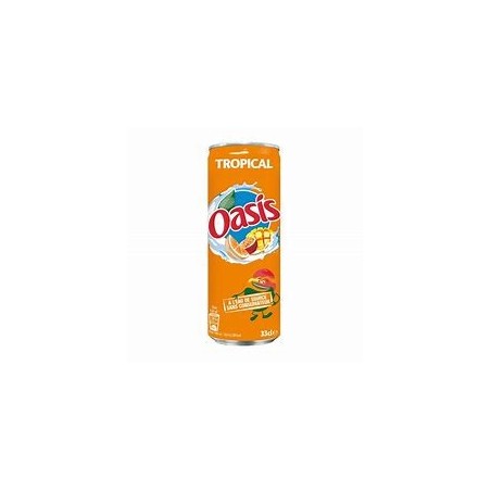 OASIS TROPICAL CANETTE 33CL * 24